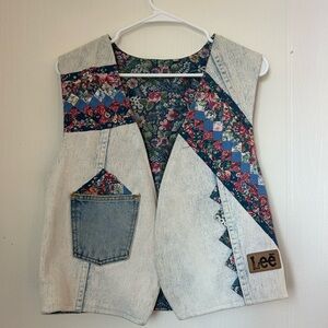 Lee Denim Patchwork Vest